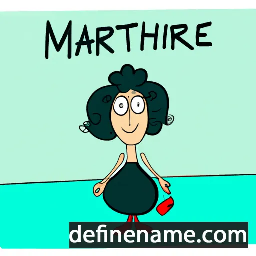 cartoon of the name Marinetta