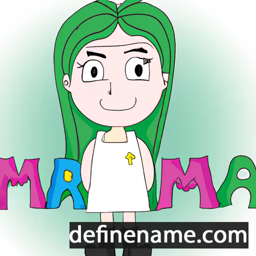 cartoon of the name Marinha