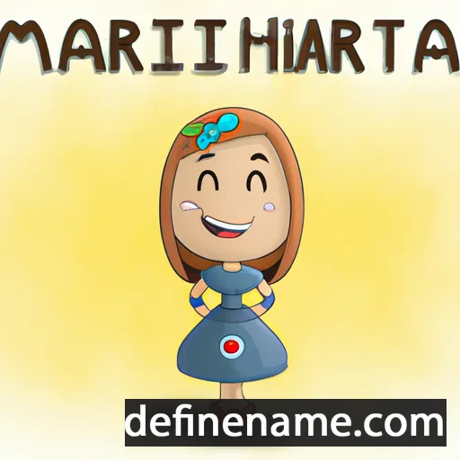 cartoon of the name Marinita