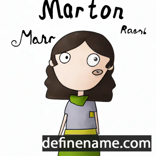 Marión cartoon