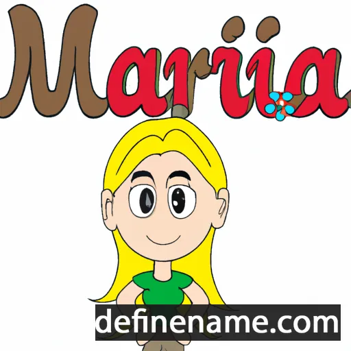 Marioara cartoon