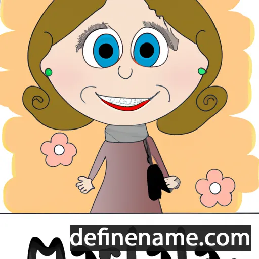 cartoon of the name Mariola