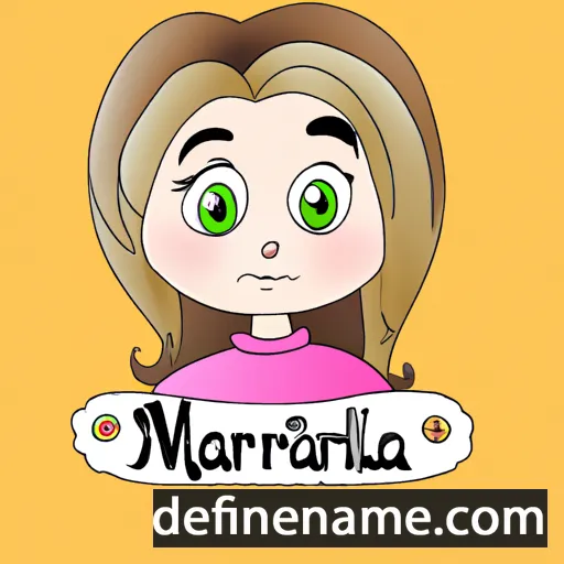 cartoon of the name Mariolina