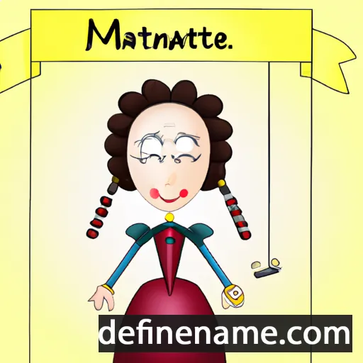 cartoon of the name Marionetta