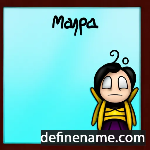 cartoon of the name Maripaz