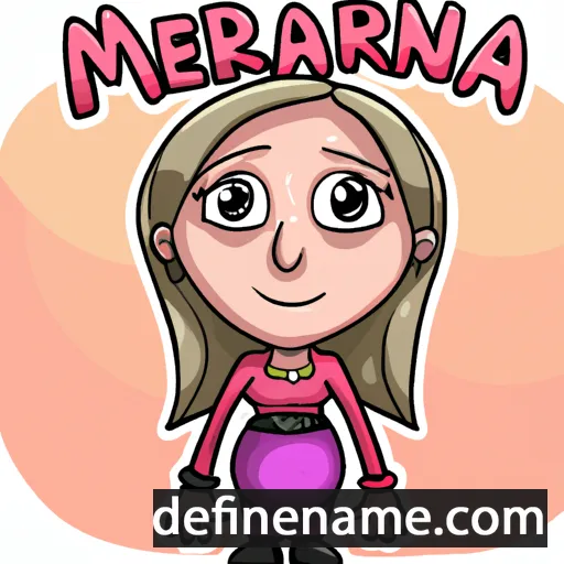 cartoon of the name Marirena