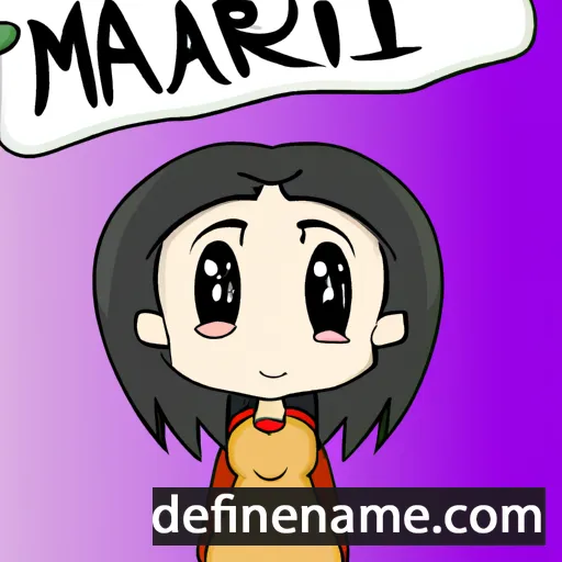 Mariri cartoon