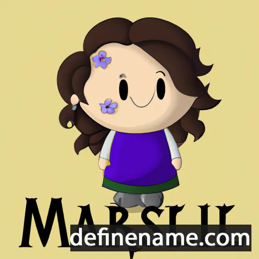 cartoon of the name Marisabel