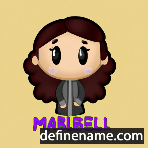 cartoon of the name Marisbel