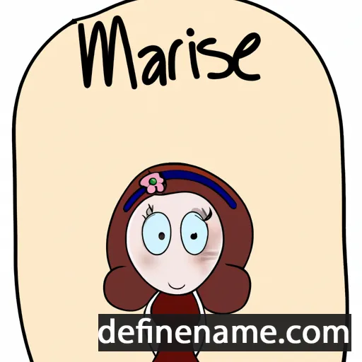 cartoon of the name Marise