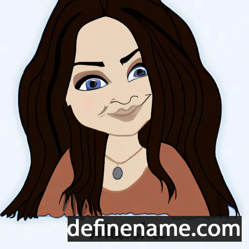 cartoon of the name Marisha