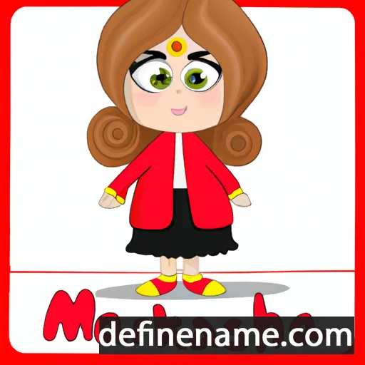 cartoon of the name Marishka