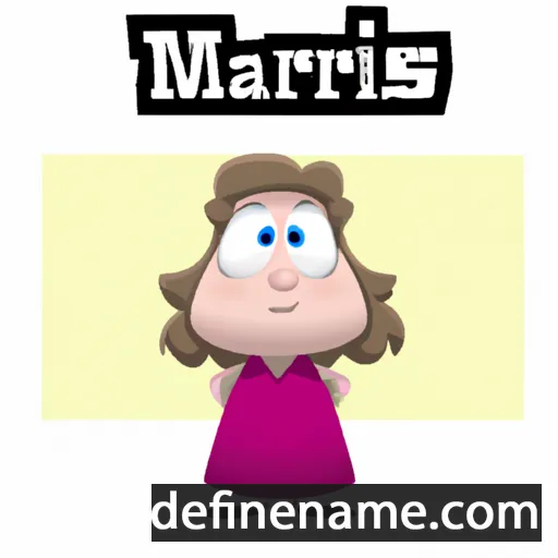 cartoon of the name Mariss