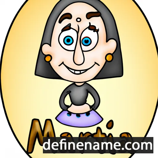 cartoon of the name Marita