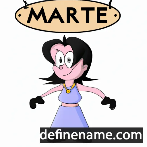 cartoon of the name Marite