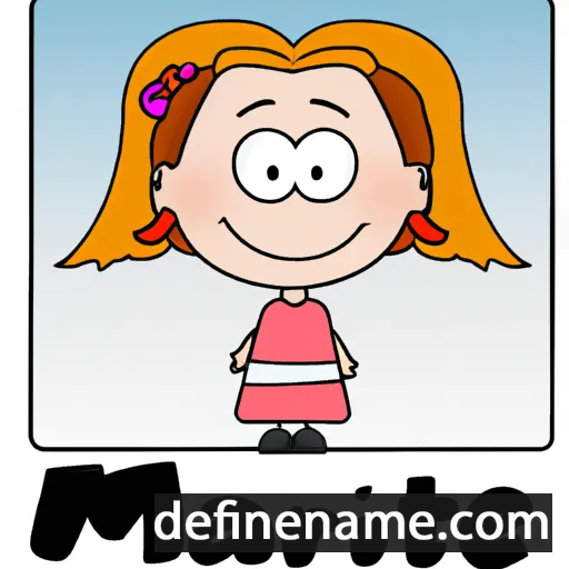 cartoon of the name Maritje