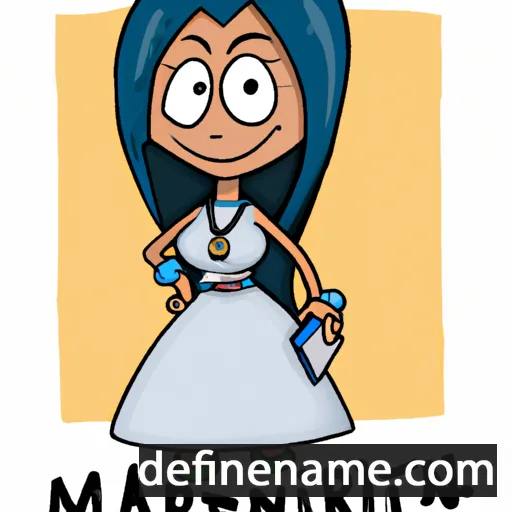 cartoon of the name Maritrini