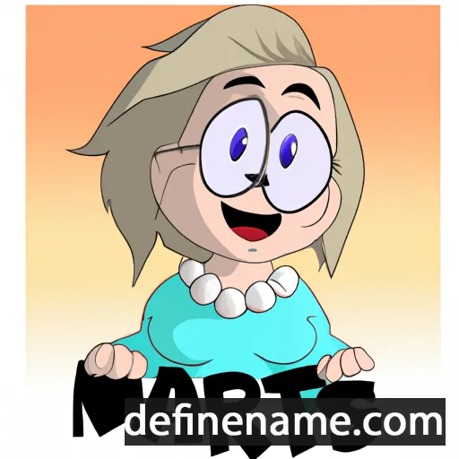 cartoon of the name Marits