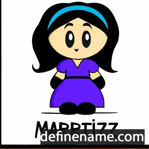 cartoon of the name Maritza