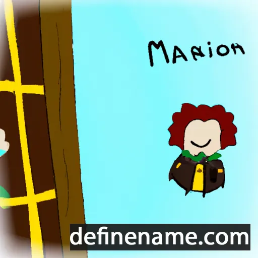 cartoon of the name Marivon