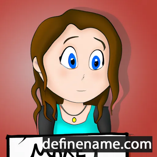 cartoon of the name Mariye