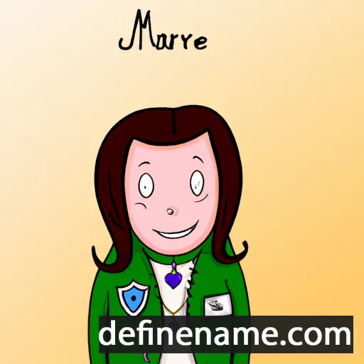 cartoon of the name Marjane