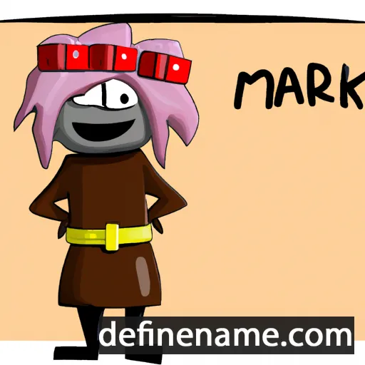 cartoon of the name Marjanik