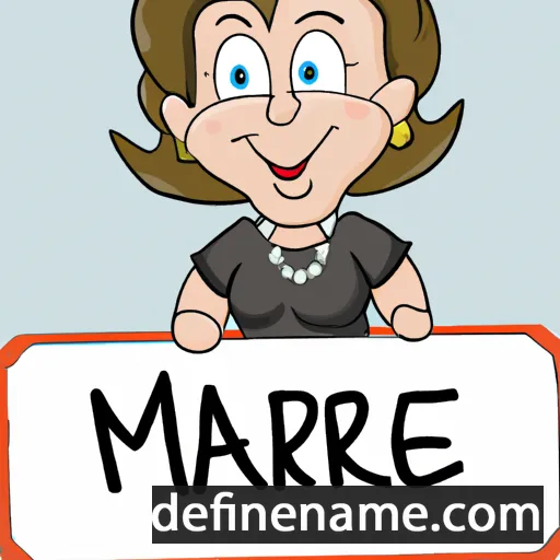 Marjie cartoon