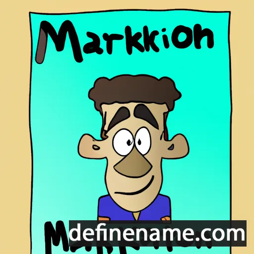 cartoon of the name Markanthony