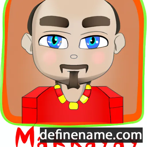 cartoon of the name Markaya