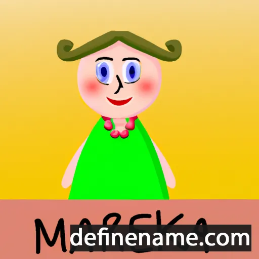 cartoon of the name Markétka