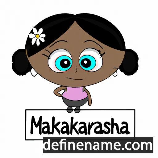 cartoon of the name Markeesha