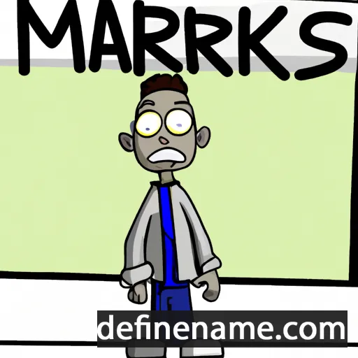 cartoon of the name Markeis