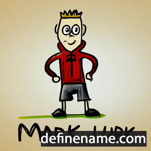 cartoon of the name Markelj