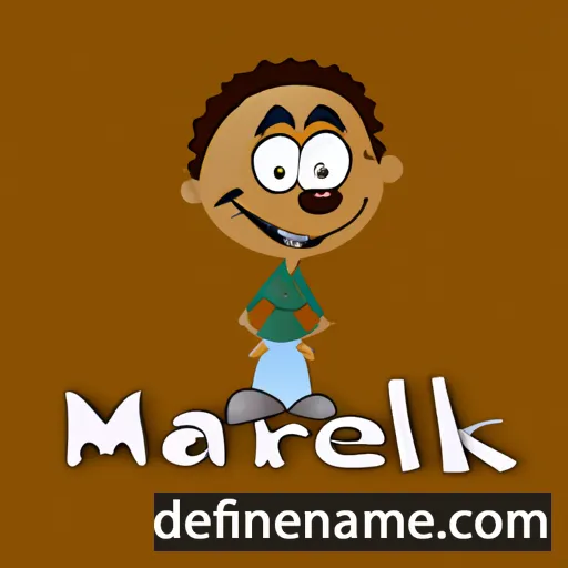 cartoon of the name Markell