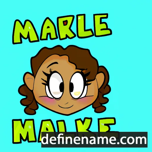 cartoon of the name Markelle