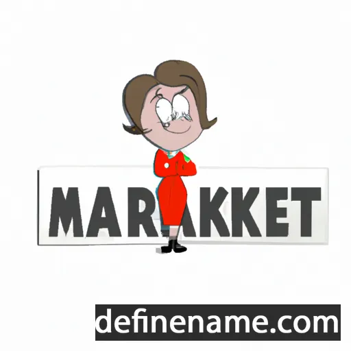 cartoon of the name Markette