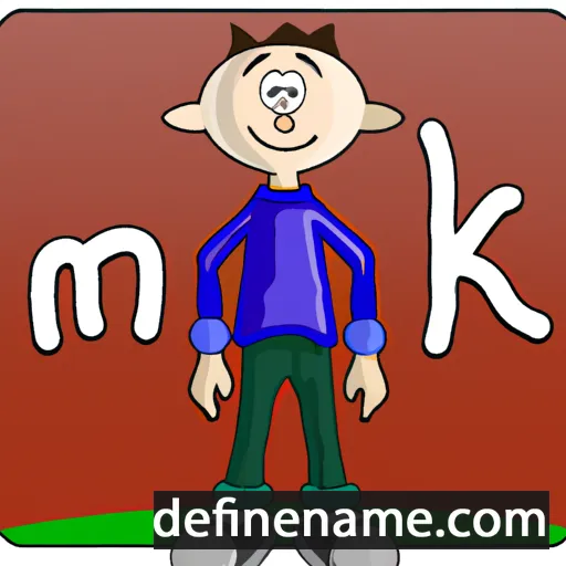 cartoon of the name Marki