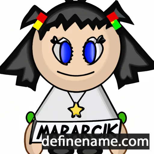 cartoon of the name Markica