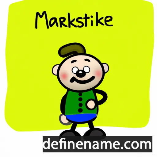 cartoon of the name Markitse