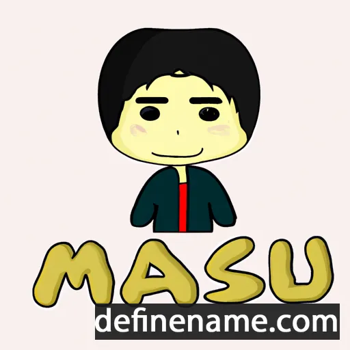 cartoon of the name Ma-su