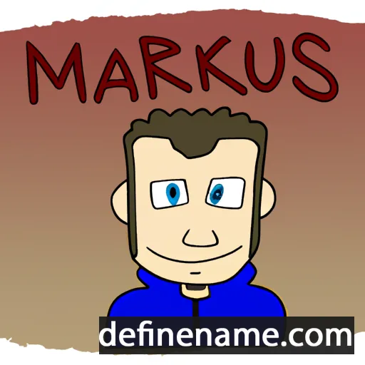 cartoon of the name Márkus