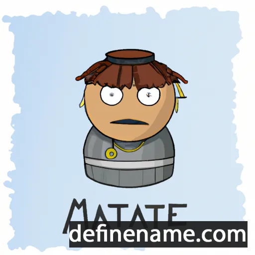 Mātene cartoon