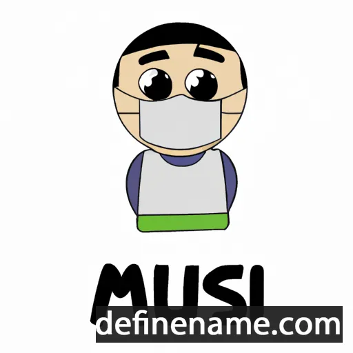 cartoon of the name Məsud