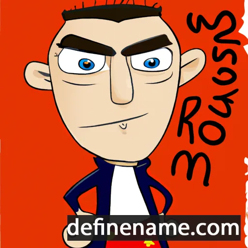 cartoon of the name Markose