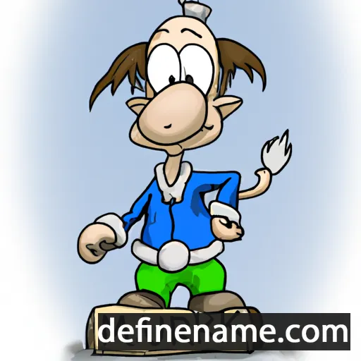 cartoon of the name Markulf