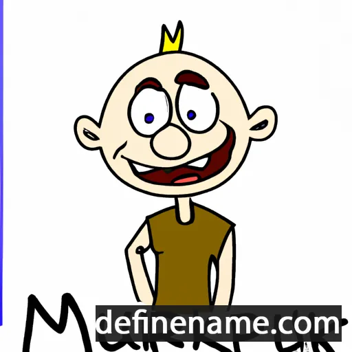 cartoon of the name Markulph