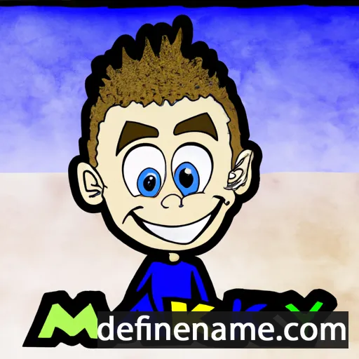 cartoon of the name Marky