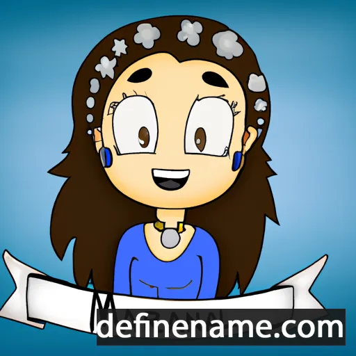 cartoon of the name Marlaina