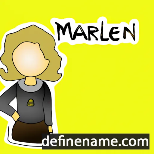 Marlén cartoon